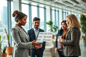 Image représentant les prêts personnels et les montants disponibles.