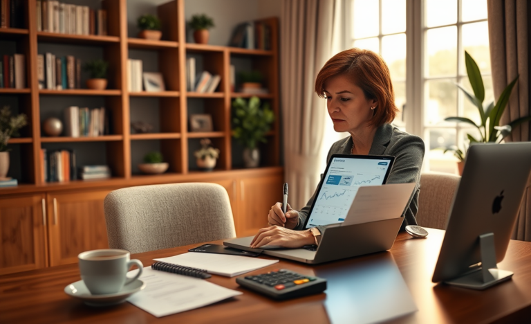 Un utilisateur utilisant un simulateur de crédit personnel pour déterminer le montant empruntable.