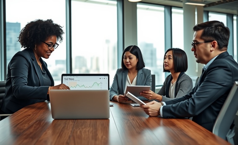 Une personne vérifiant le montant de son prêt en ligne.
