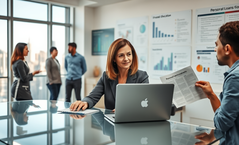 Image représentant des options de prêt personnel avec NerdWallet pour un financement facile.